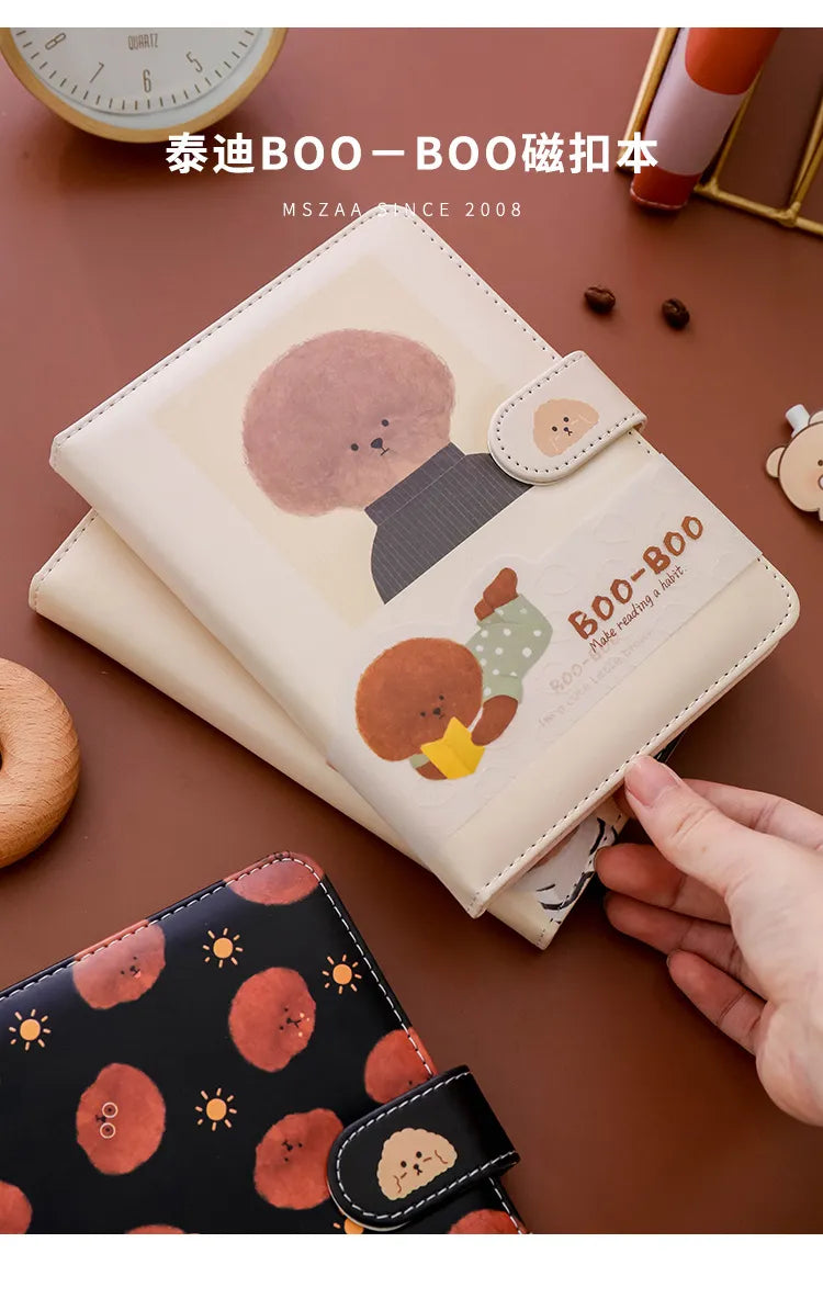Journal en cuir Teddy Dog
