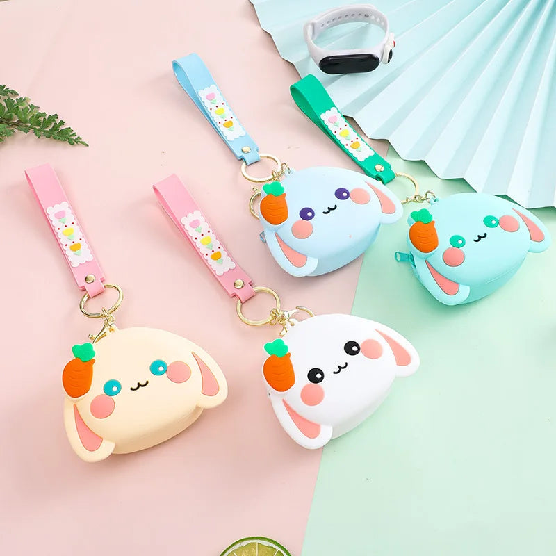 Porte-monnaie lapin carotte