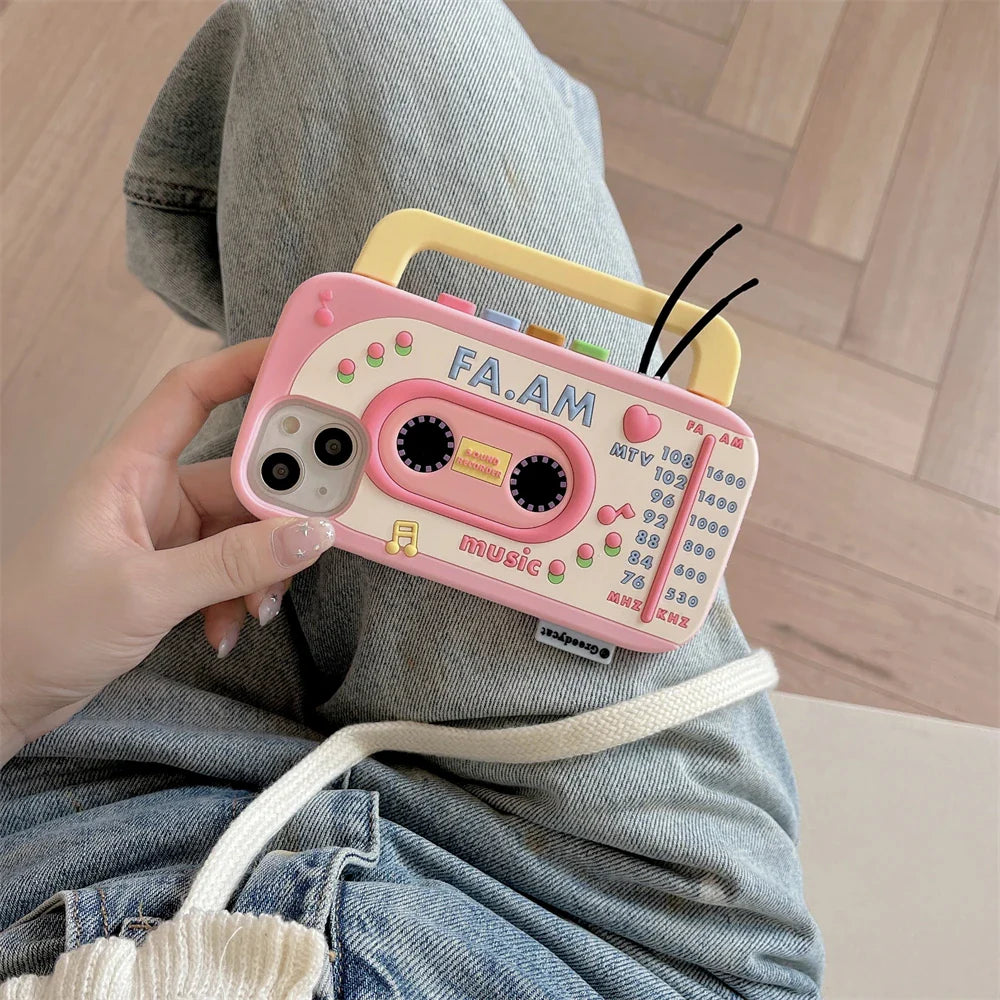 Coque iPhone Kawaii Radio