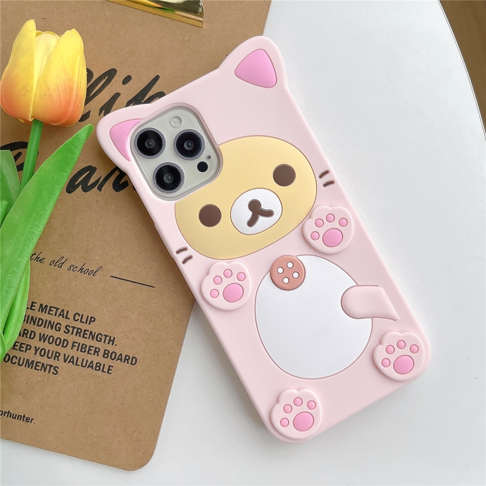 Coque iPhone Ours Chat