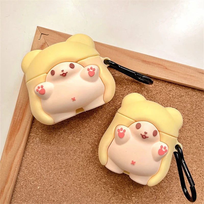 Étui AirPods hérisson mignon