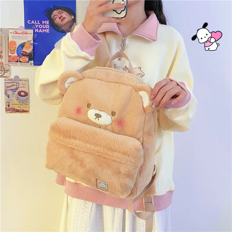 Sac à dos en peluche Blushing Bear