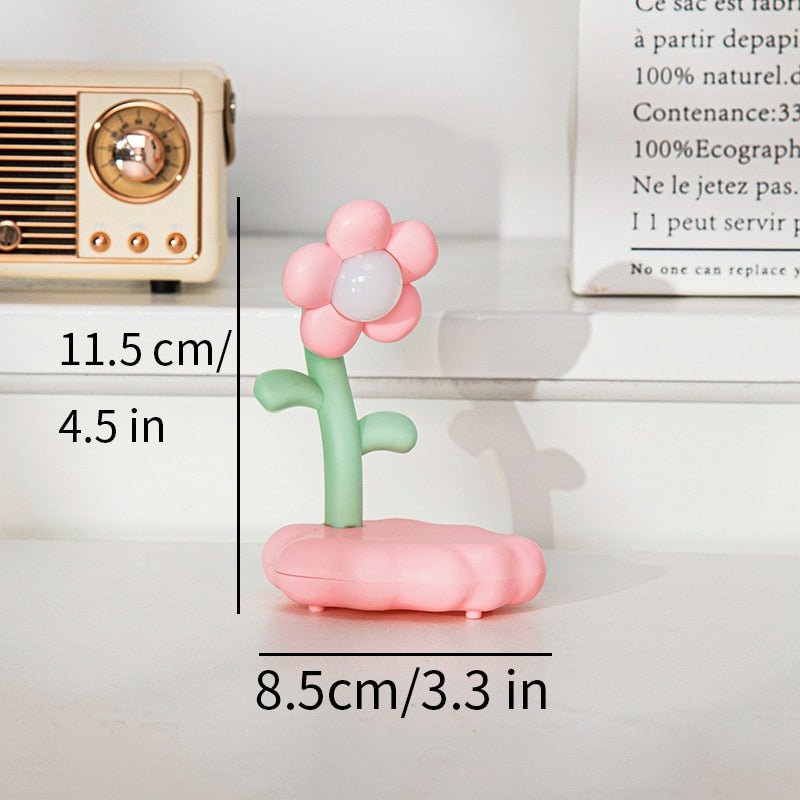 Veilleuses à fleurs pétillantes
