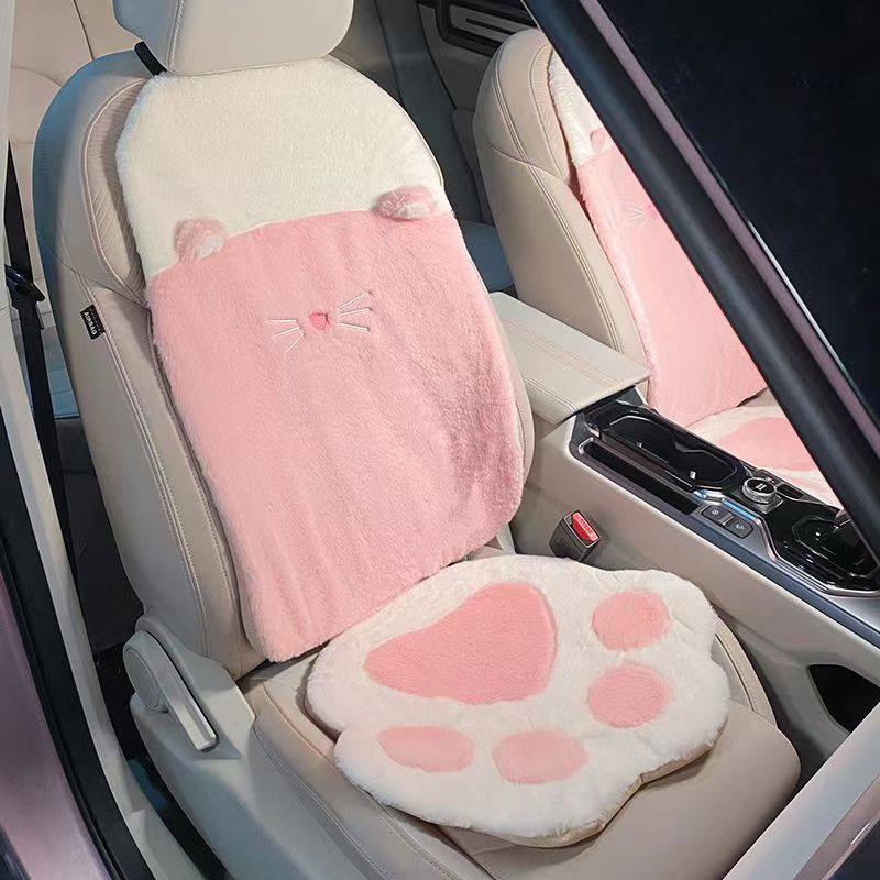 Ensemble de housses de siège auto à motif de pattes de chat