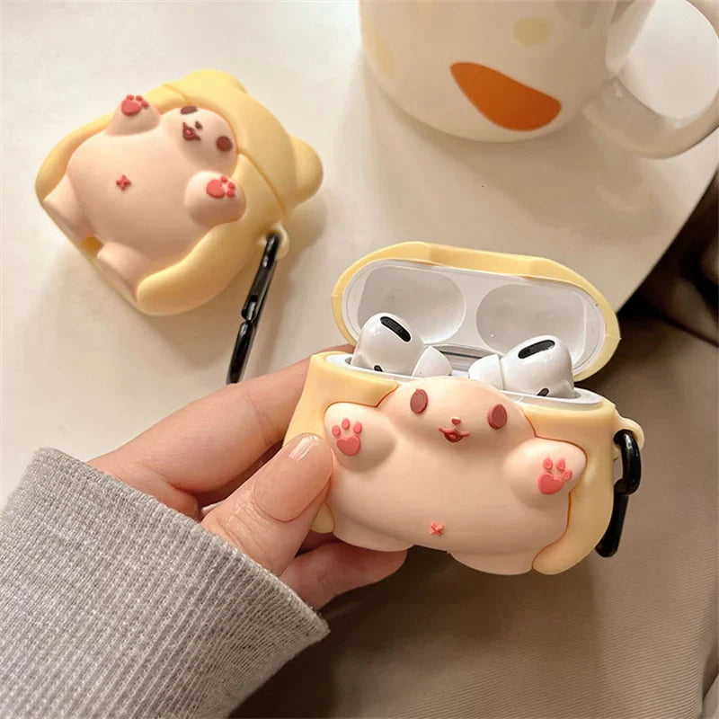 Étui AirPods hérisson mignon