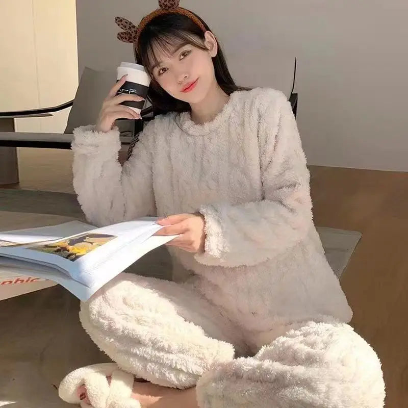 Pijama de vellón esponjoso