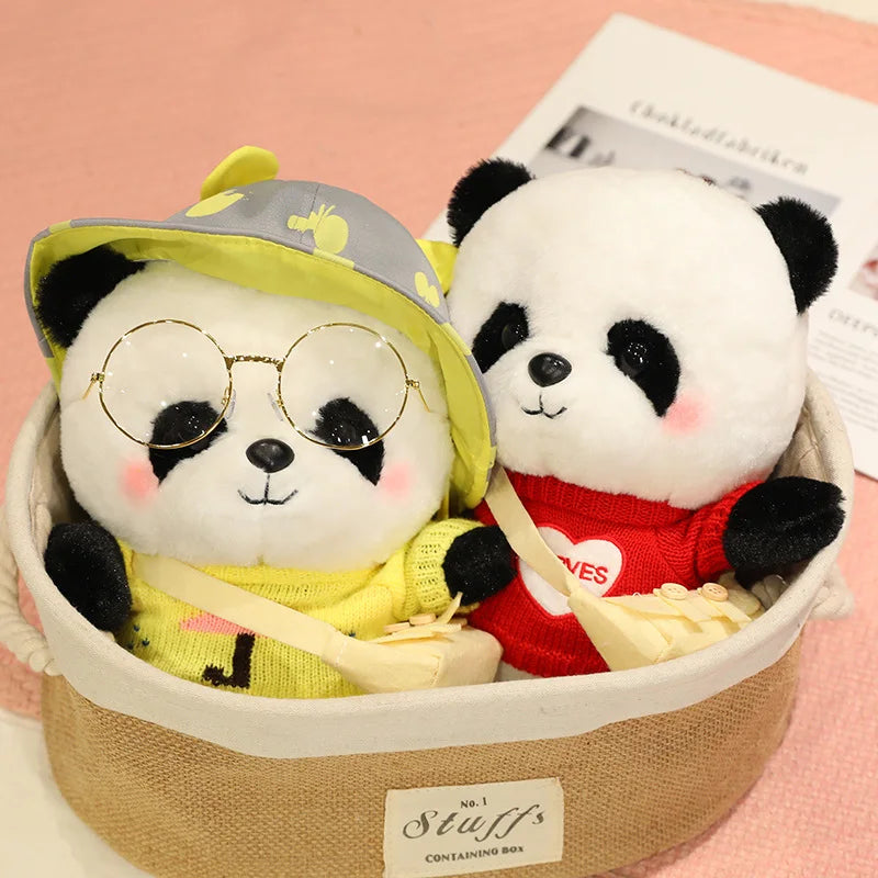 Peluches pandas douces