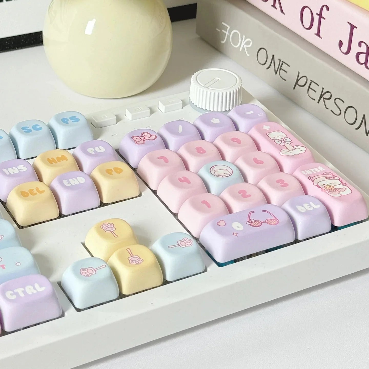 Ensemble de touches de clavier Candy Bear