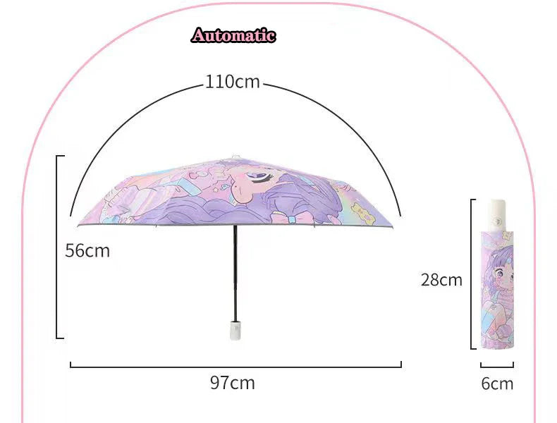 Cute Anime Girl Umbrellas