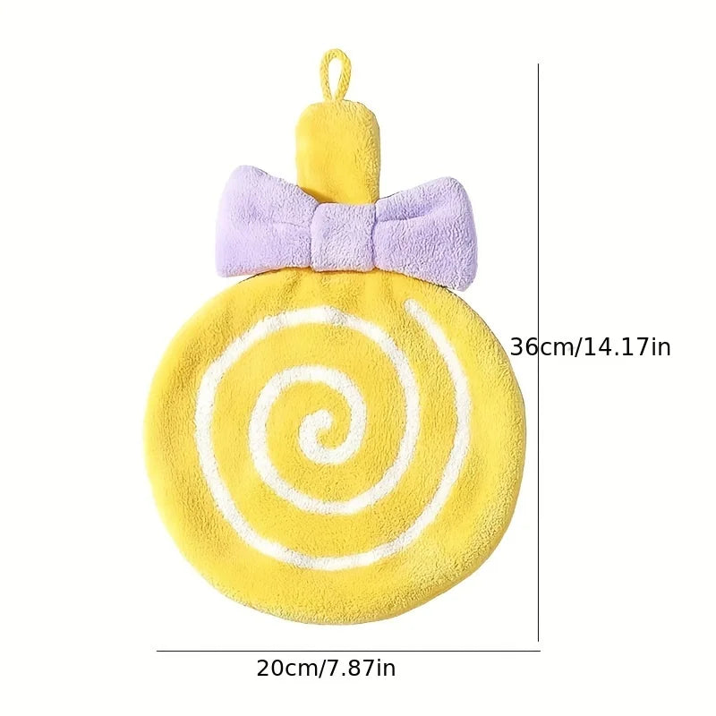 Serviettes à main mignonnes en forme de sucette
