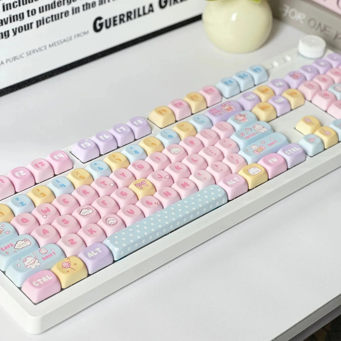 Ensemble de touches de clavier Candy Bear
