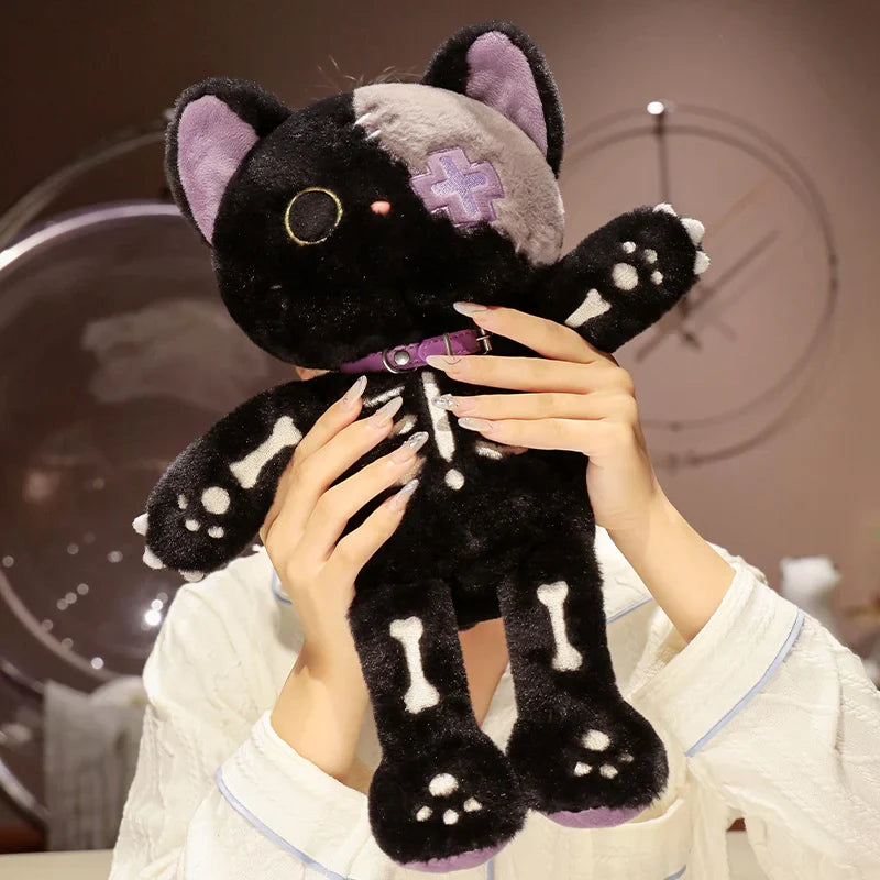 Peluches chat squelette