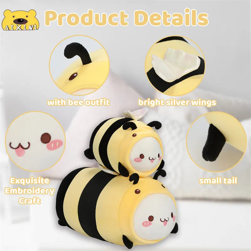 Peluche chat abeille