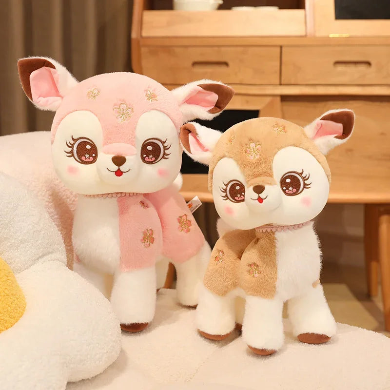 Peluches de cerf kawaii