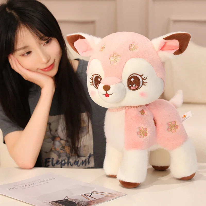 Peluches de cerf kawaii