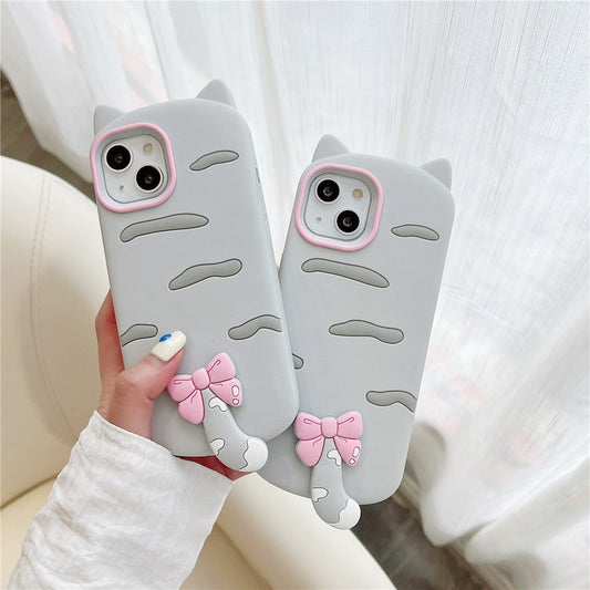 Coque iPhone Chat à queue d'arc