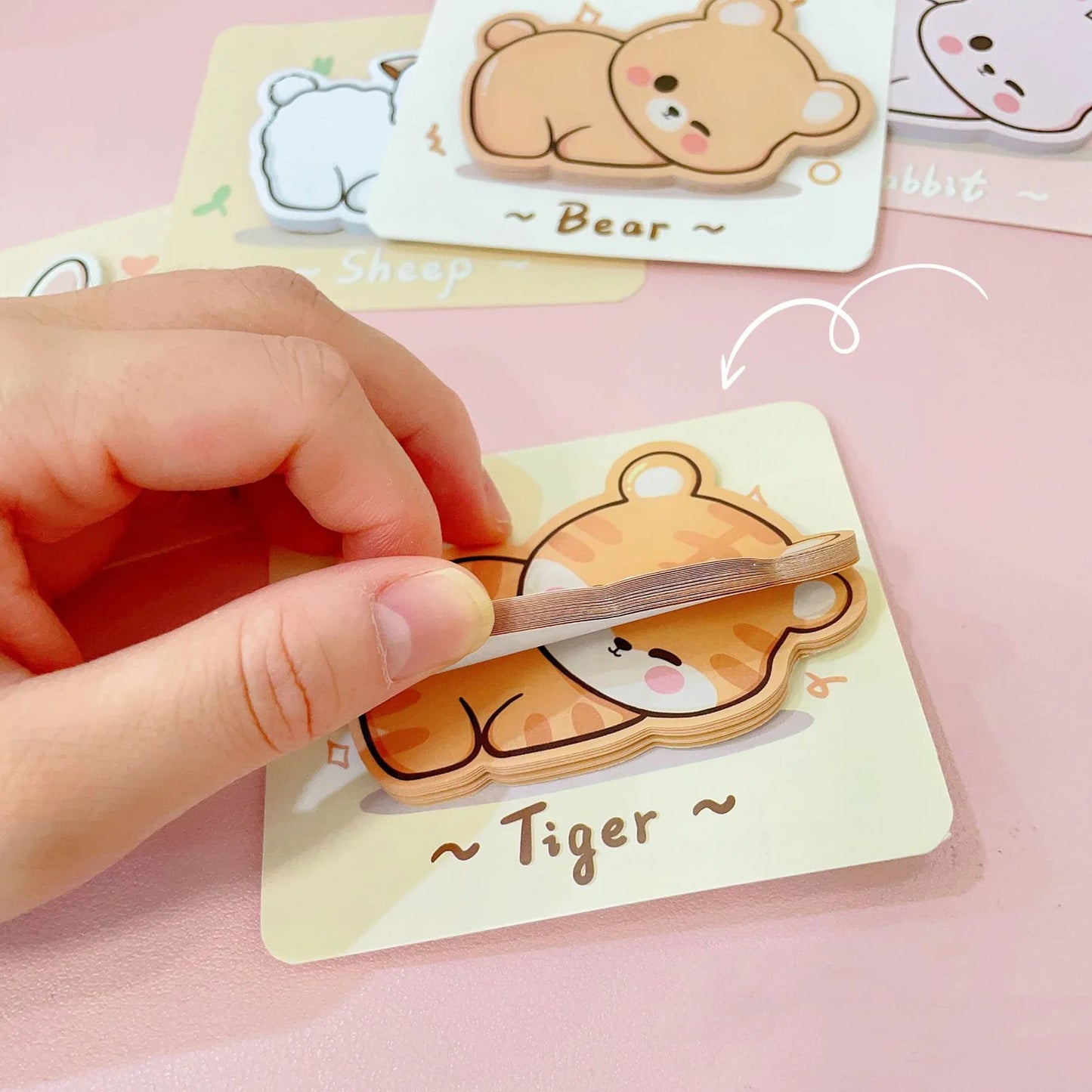 Bloc-notes adorables avec des animaux