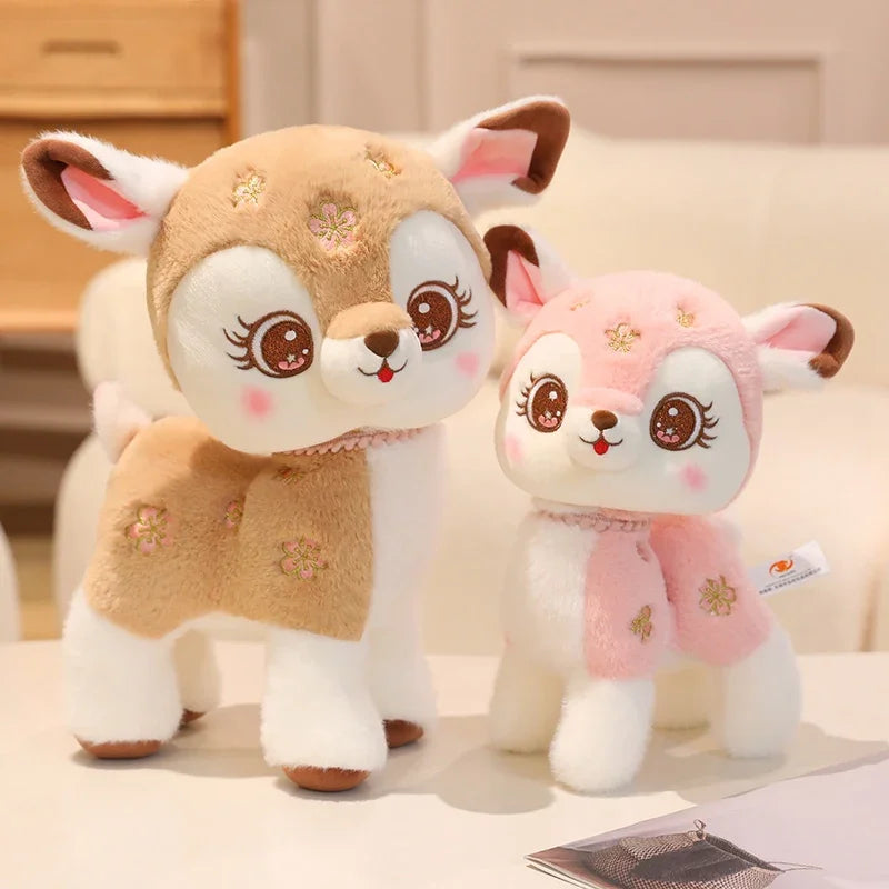 Peluches de cerf kawaii