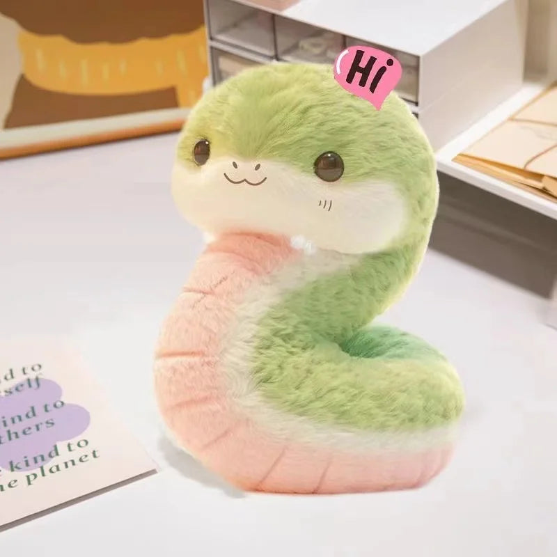 Peluche serpent kawaii
