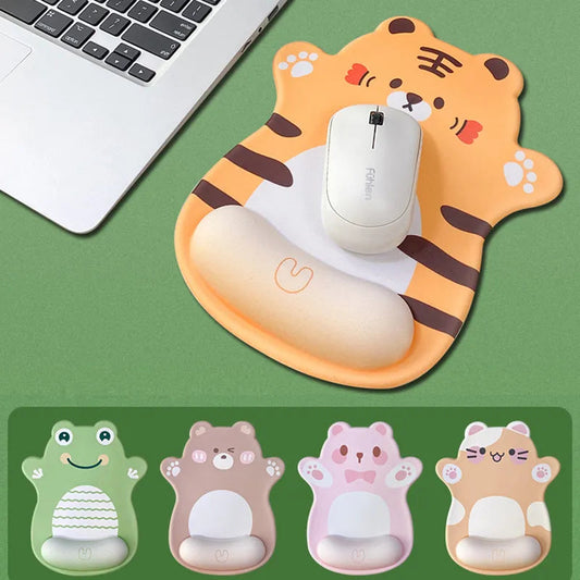 Adorables tapis de souris avec repose-poignets