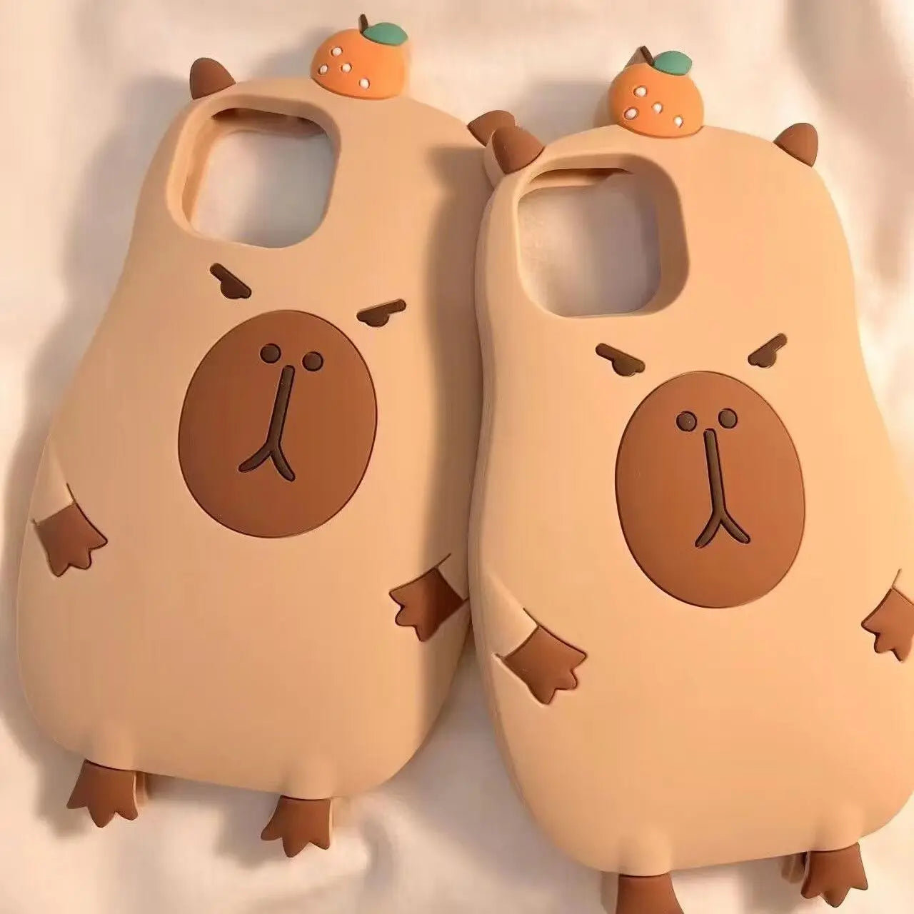 Coque iPhone en silicone Capybara