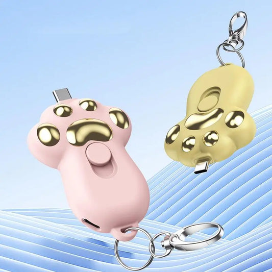 Porte-clés Power Bank patte de chat