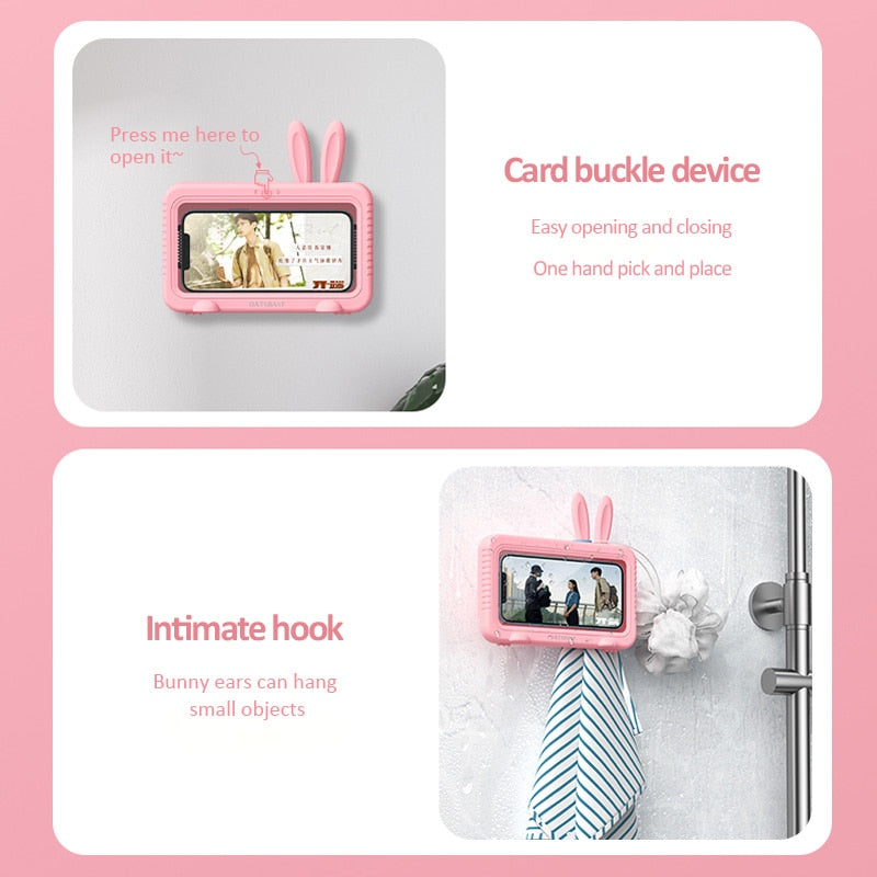 Étui de téléphone étanche pour salle de bain