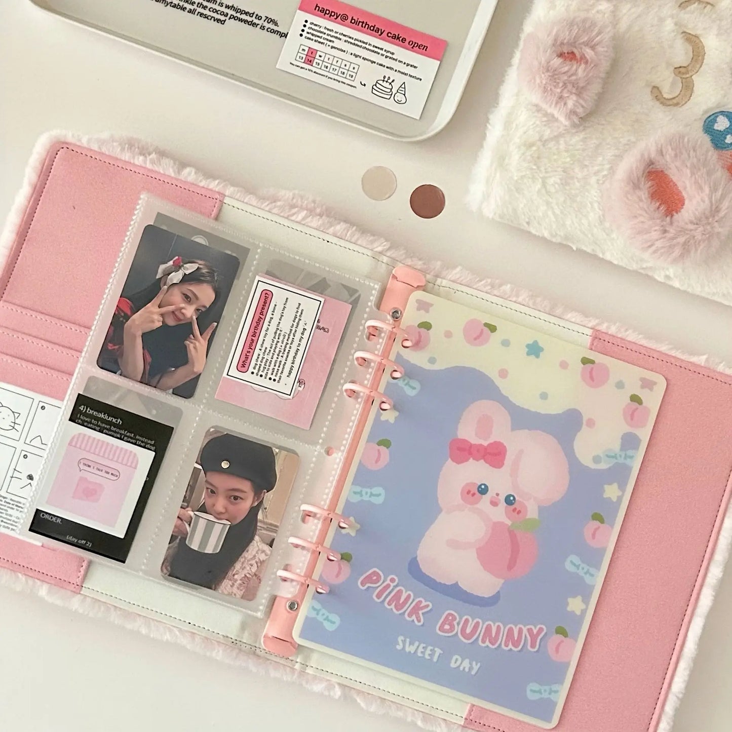 Carpetas de tarjetas fotográficas Kawaii Kpop