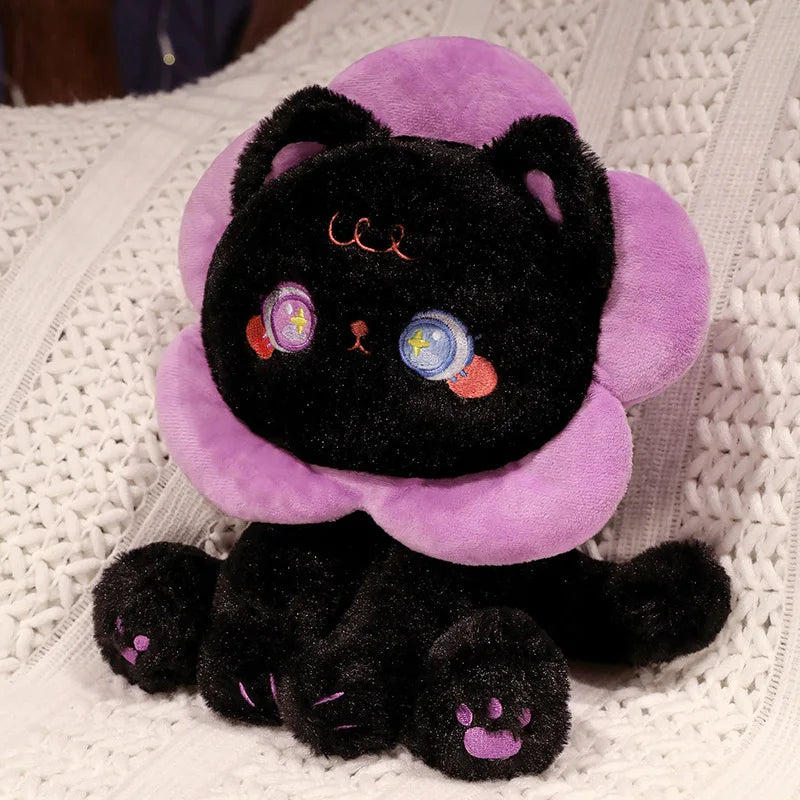 Peluches chat fleur de Sakura