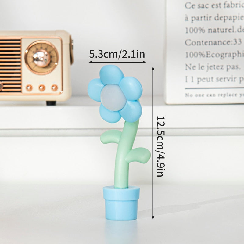Veilleuses à fleurs pétillantes