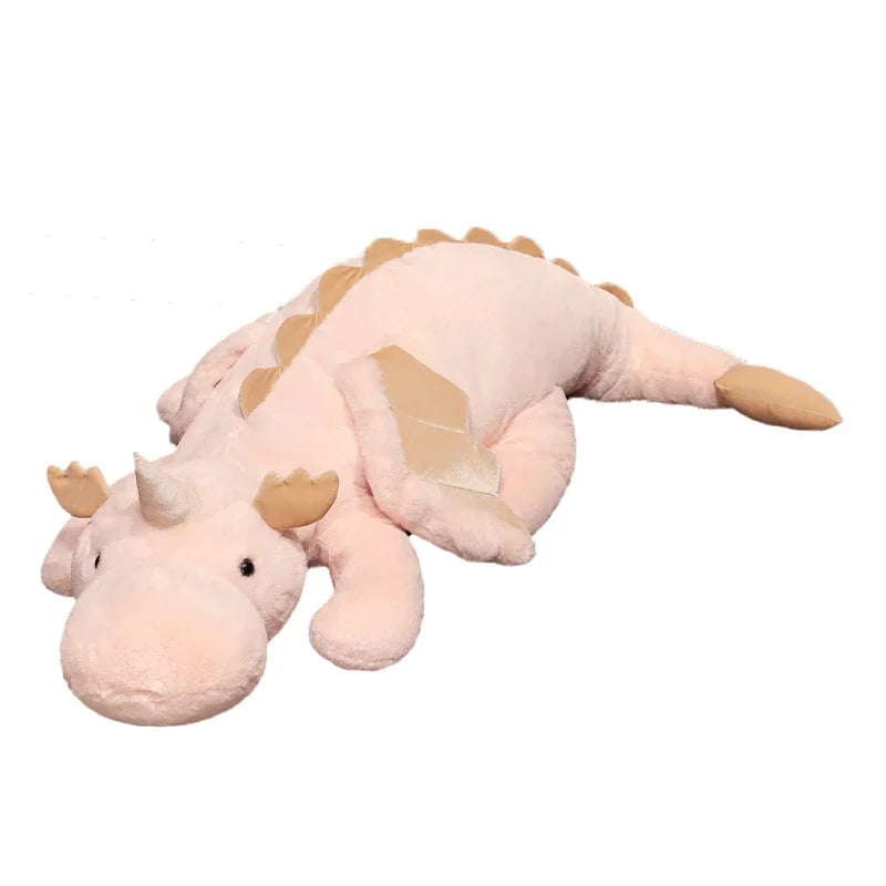 Grandes peluches dragon-licorne