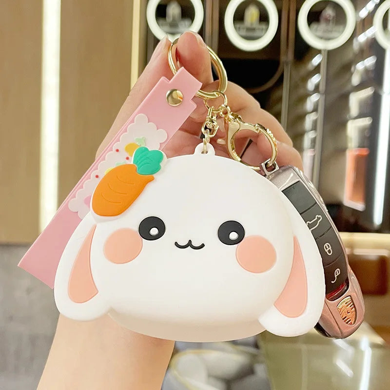 Porte-monnaie lapin carotte