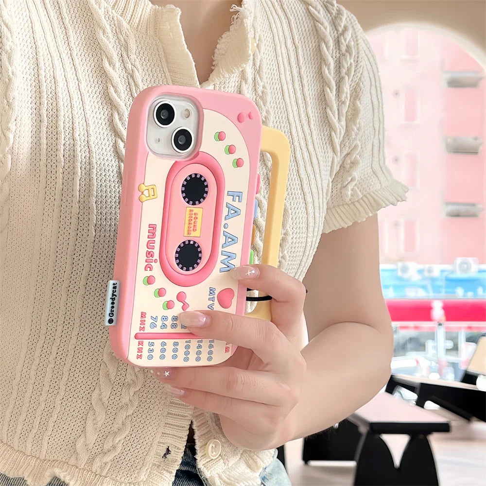 Coque iPhone Kawaii Radio