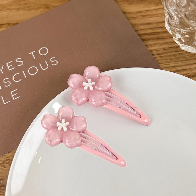 Pinces à cheveux en fleurs de cerisier