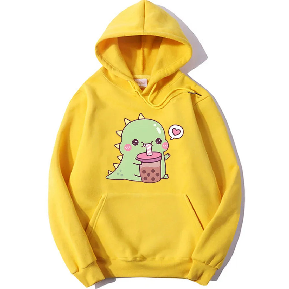 Rexy Loves Boba Tea Hoodie