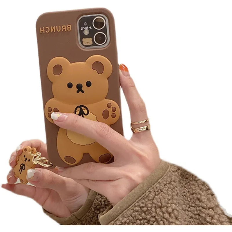 Coque iPhone Ours en Peluche