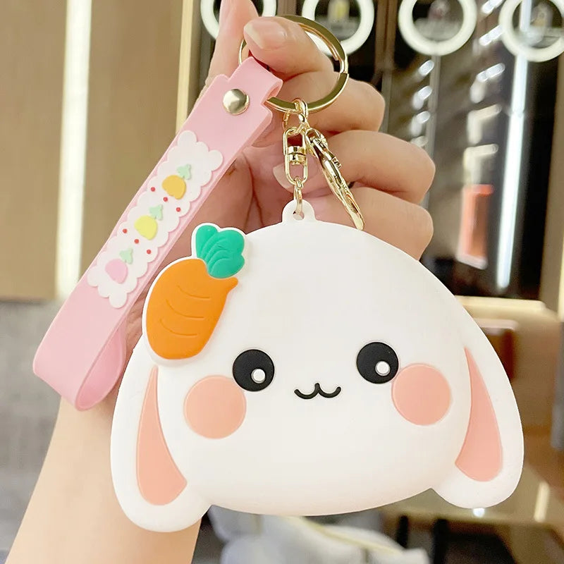 Porte-monnaie lapin carotte