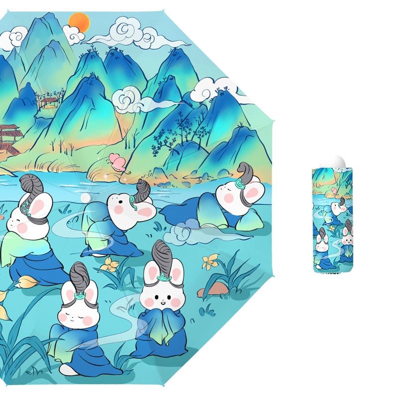 Sakura Town Bunny Umbrella