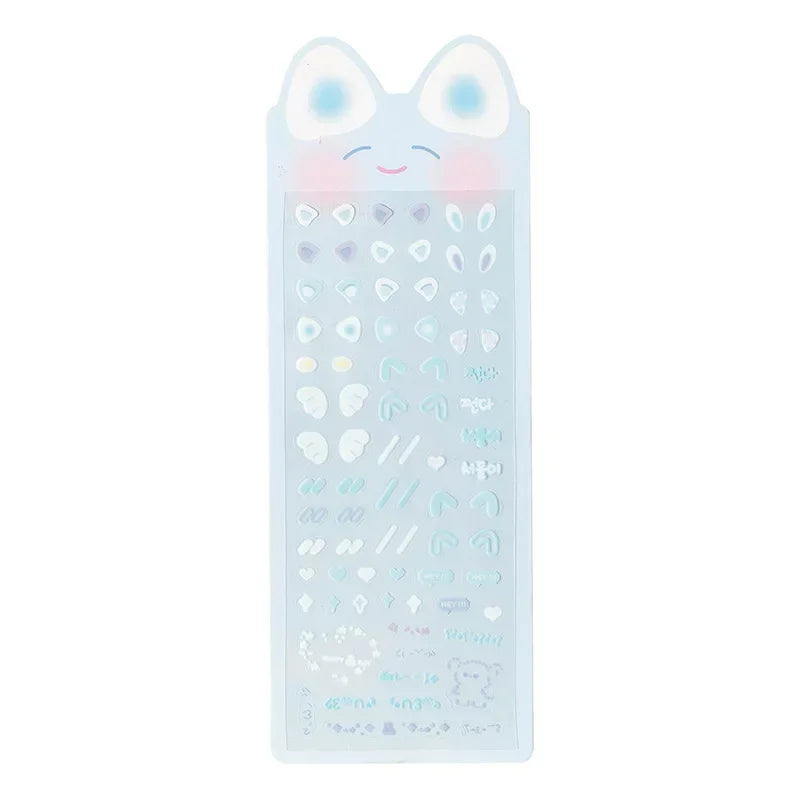 Cute Bunny Photo Card Stickers