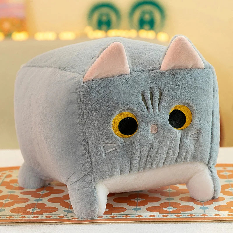 Peluches carrées Kawaii Neko