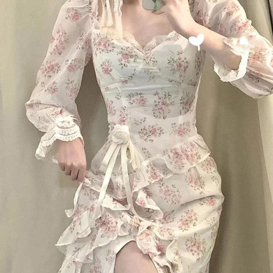 Robe fleurie vintage