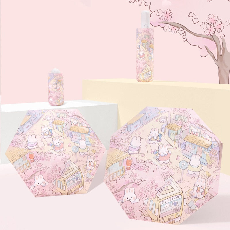 Sakura Town Bunny Umbrella