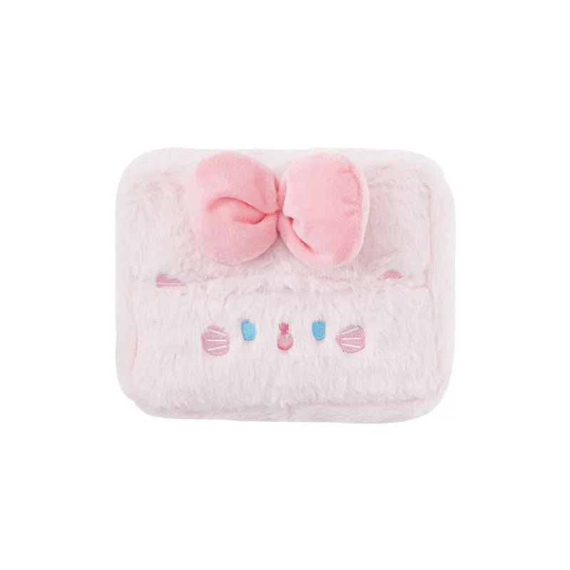 Accessoires de siège auto pour chat en peluche rose