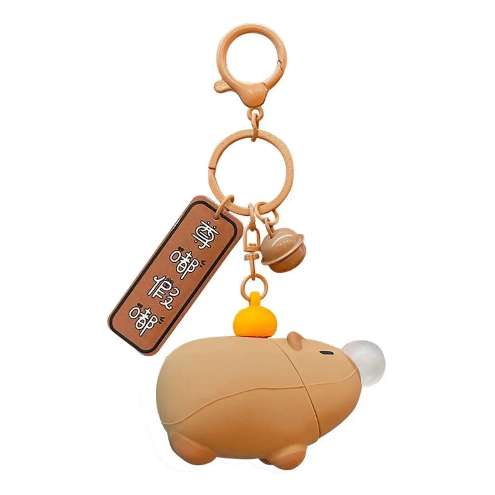 Porte-clés jouet à presser Capybara