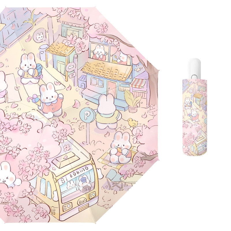 Sakura Town Bunny Umbrella
