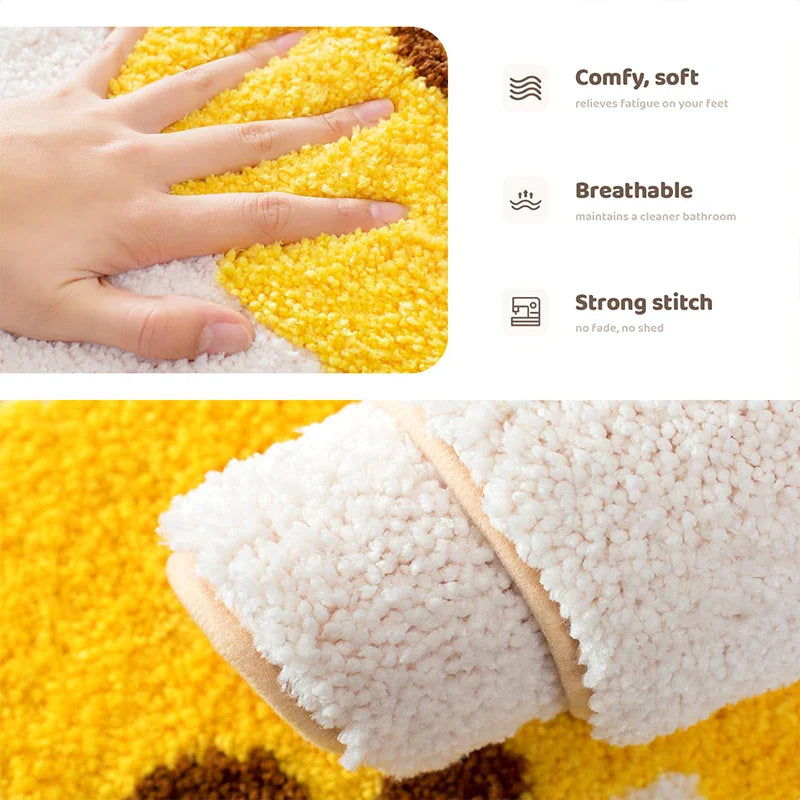 Tapis de salle de bain Happy Egg