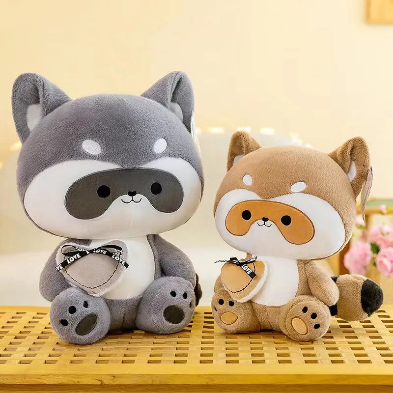 Lindos peluches de mapache
