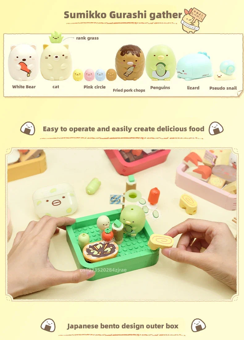 Blocs de construction pour boîte à sushis Bento