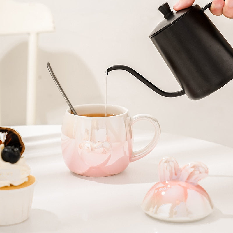 Tasse en céramique Lapin brillant