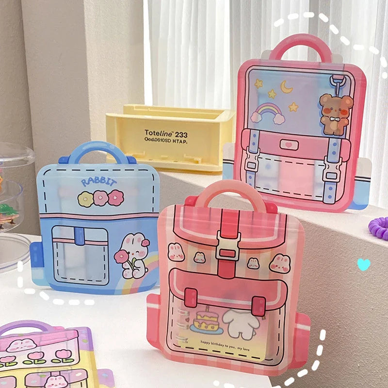 Bolsas reutilizables para refrigerios Kawaii